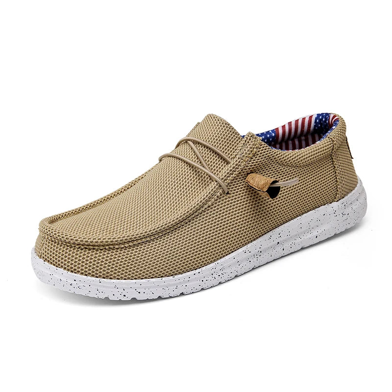 Men Casual Shoes Slip on Canvas Loafers Comfortable Walking Flats for Man  Non Slip Soft Moccasins Sneakers Summer loafers