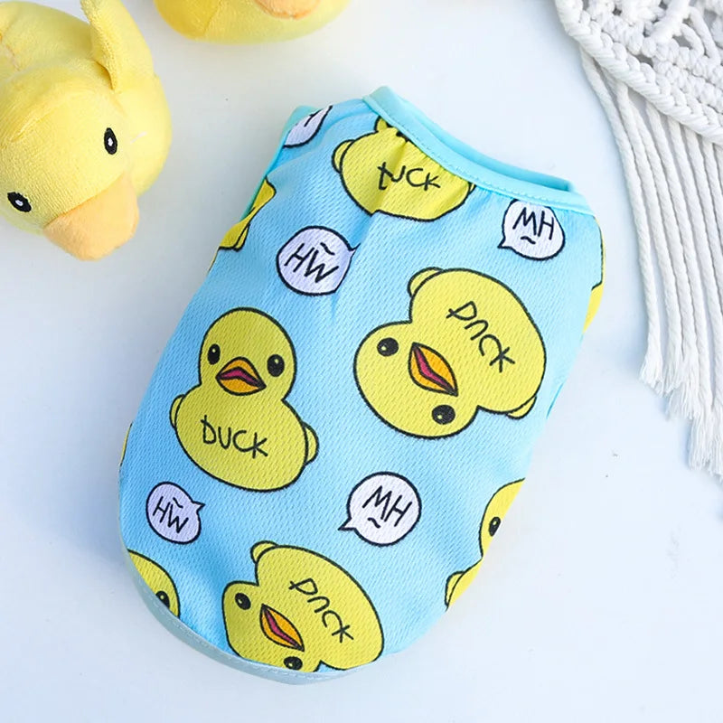 Pet Clothes for Small Dogs Cats Shirt for The Summer Dog Clothes for Chihuahua Corgi Bichon Poodle